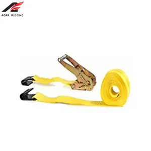 Bán Hot Heavy Duty 2.5T 5T Cargo Lashing Rachet Tie Xuống Strap Cho Xe Giao Thông Vận Tải