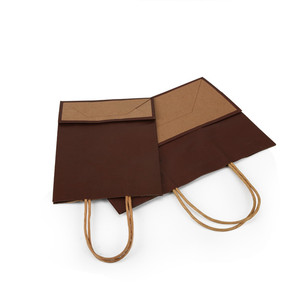 Borsa <span class=keywords><strong>di</strong></span> <span class=keywords><strong>Carta</strong></span> <span class=keywords><strong>Kraft</strong></span> <span class=keywords><strong>di</strong></span> Lusso Riciclabile con Manico Personalizzabile e Stampa Offset - Product Image 6