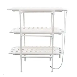Système <span class=keywords><strong>hydroponique</strong></span> vertical NFT automatique en PVC de qualité alimentaire complet, écologique, pour micro-légumes et canaux de culture de <span class=keywords><strong>laitue</strong></span> à domicile - Product Image 1