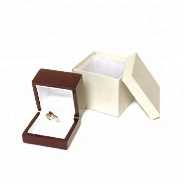 Palisander Stained Ring Geschenk Box