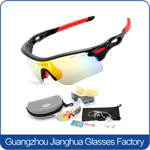 Chine fournisseur UV400 polarisée optique RX insérer sport soleil lunettes avec ensemble complet
