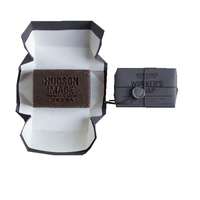 Boîte d'emballage en papier personnalisée pour savon avec logo, à cordon, vente en gros à prix réduit