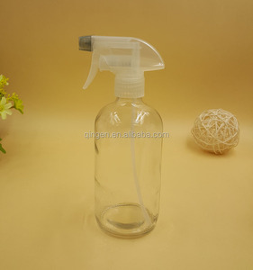 16oz/500ml PET plastic round shape gun sprayer bottle watering can spray bottle professional spray bottle of fine hair