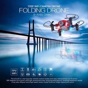 Hottoys tamaño de bolsillo mini teléfono inteligente WiFi y control remoto 2.4g FPV RC drone plegable con cámara - Product Image 3