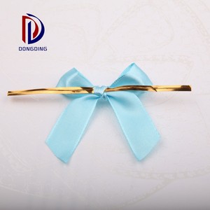 2 cm, blue sky de color corbata de lazo de la mano vendada alambre puede ser personalizado de acuerdo a la muestra - Product Image 4