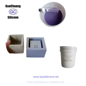 liquid Silicone rubber RTV-2 for Concrete Sink pot Casting