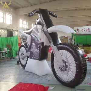 Modelo inflável real da motocicleta anúncio z055