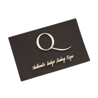 Logo en métal personnalisé du fournisseur chinois attachant un patch et des étiquettes en cuir PU pour jeans/vêtements