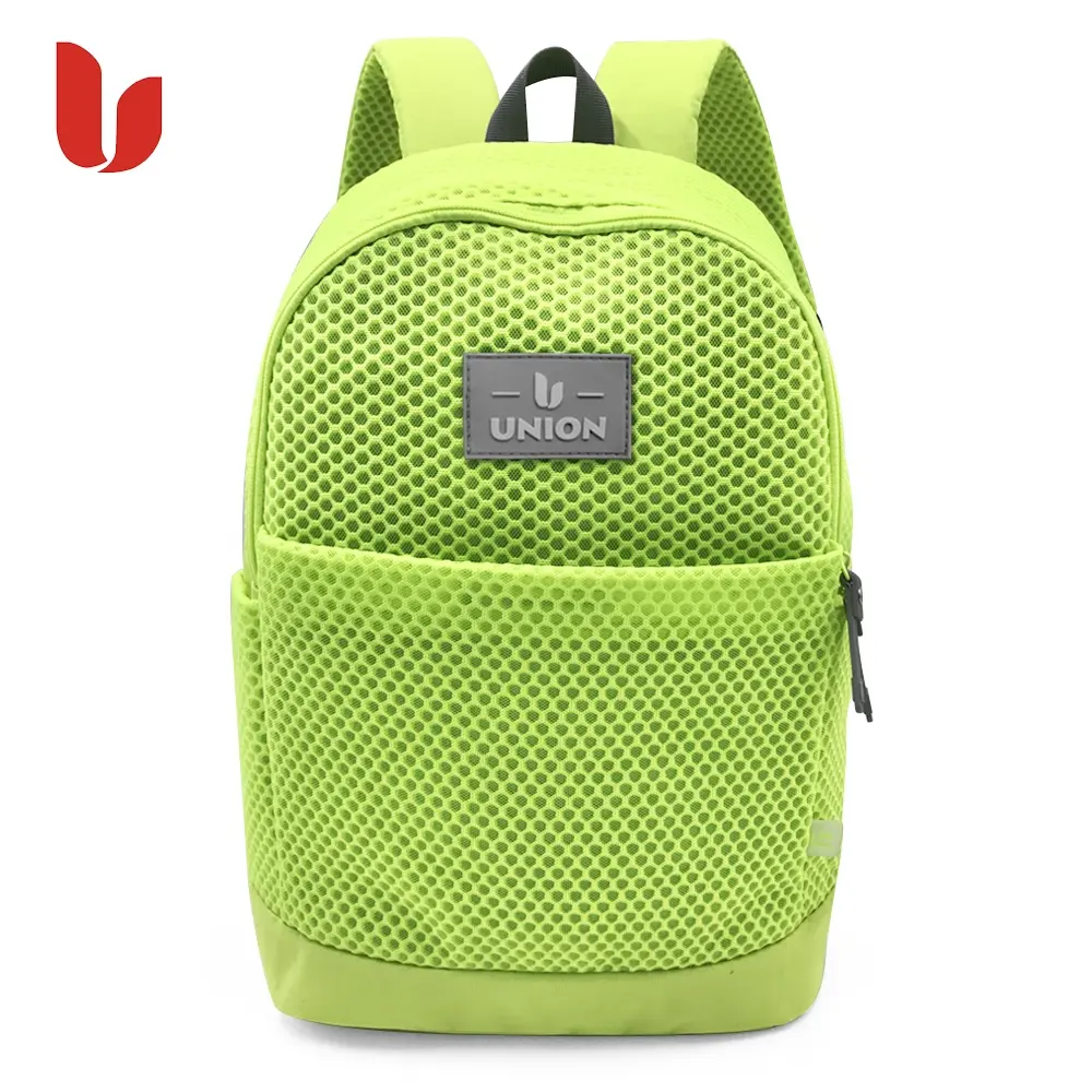 Hot Sale Newest Fashion Mesh Fabric Bag School Backpack Hollow Out Casual Bag