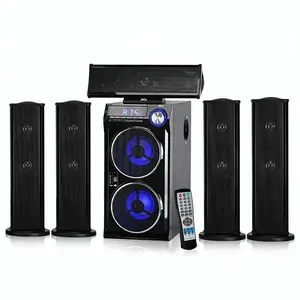 Long life double subwoofer speakers audio system