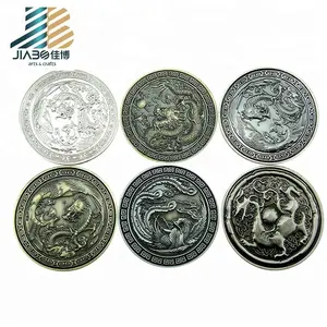 Design Your Coin Special Design 3d Old Chinese Copper Bronze Dragon Coin