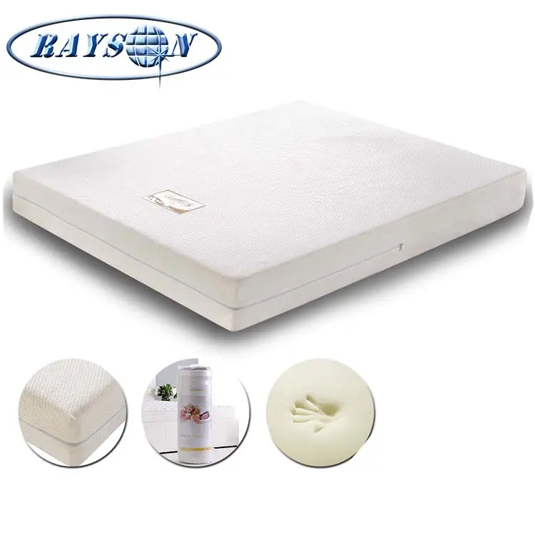 Wholesale Factory Foam Mattress Compressed Rolled Out Up Smart Topper With Zipper Bed Mattress