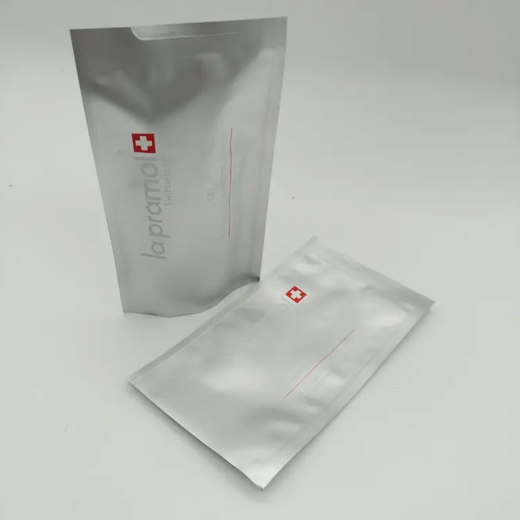 Трехсторонний Спиннер пластиковый герметичный для накладный ресниц, 3 слоя, ламинированная алюминиевой фольгой, маска пустые упаковки Саше Мешок