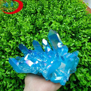 2017 vente Chaude date arc-en-couleur esprit <span class=keywords><strong>cristal</strong></span> cluster <span class=keywords><strong>aura</strong></span> quartz cluster - Product Image 5