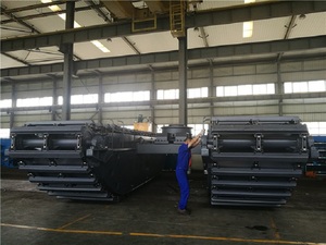Amphibious Undercarriage Extendable GET210H with Side Potnoons and Spuds