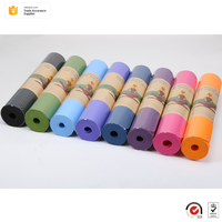 Tapis de yoga personnalisé en NBR souple, tapis de gym, tapis de yoga en mousse NBR écologique antidérapant et lavable à prix abordable