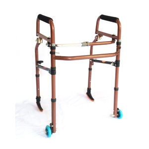 China fábrica andador alta calidad <span class=keywords><strong>real</strong></span> aleación de aluminio caminar ayudas plegable andador - Product Image 6