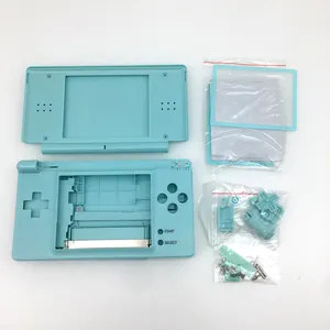 Replacement Repair Part Light Blue Full Housing Shell Case + Screen Lens + Screwdriver kits for Nintendo DS Lite NDSL