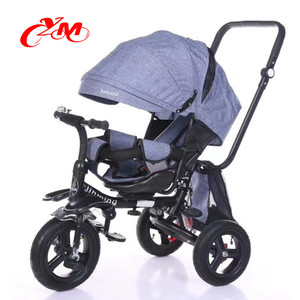 Mode vente Chaude <span class=keywords><strong>tricycle</strong></span> enfants 4 en 1 gris/confortable air pneu bébé poussette trike/bon EN71 bébé <span class=keywords><strong>tricycle</strong></span> en Europe marché - Product Image 4
