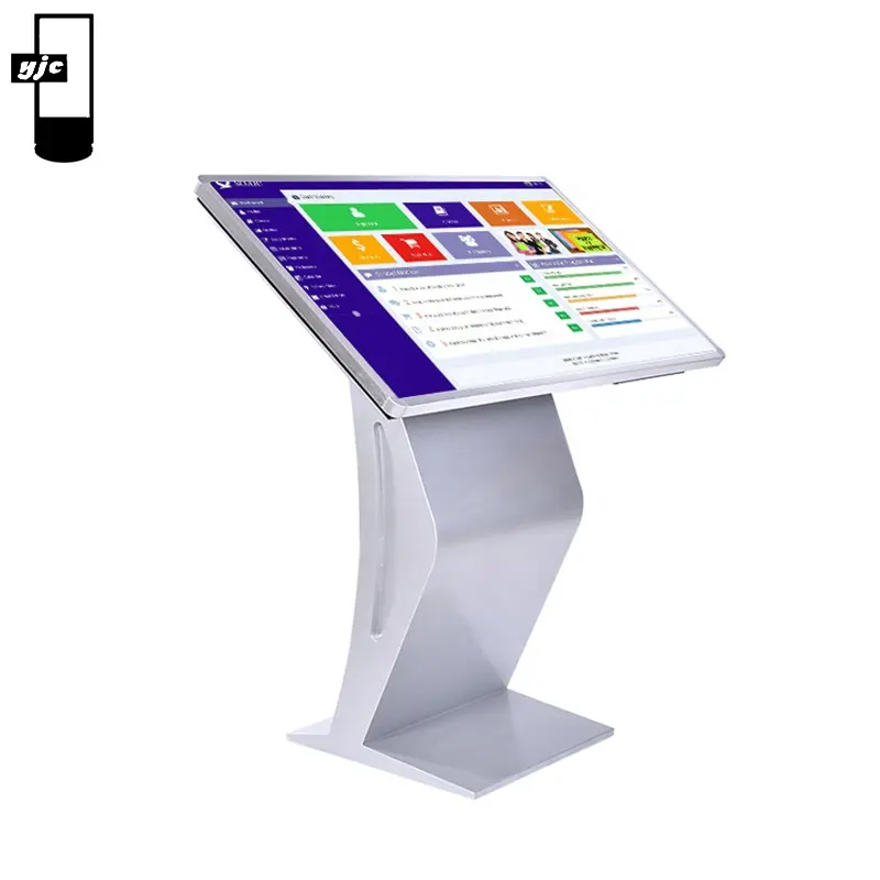 49 pollici orizzontale led free standing chiosco touch screen