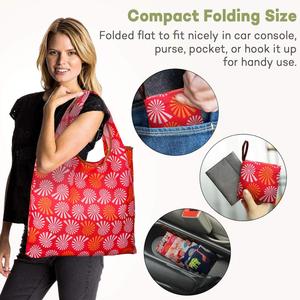 Có Thể Giặt Nhỏ Gọn Tái Sử Dụng Túi Tạp Hóa Gấp Lên Túi Mua Sắm Cho Ví Túi Mua Sắm Dễ Thương - Product Image 5