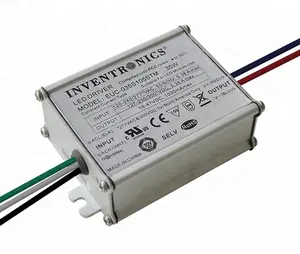 Electrontronics driver de led 35w euc-035s105stm ip66 classe 2 e selv, saída 30v, 35w