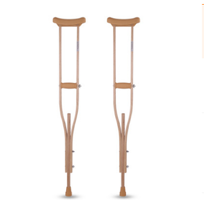 Muletas de Madera <span class=keywords><strong>con</strong></span> Puntas de Goma/Muletas de Madera de Alta Calidad para Axilas - Product Image 2