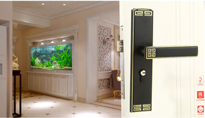 Đơn Giản Phong Cách An Ninh Hợp Kim Rẻ Hơn Cửa Khóa Tay Cầm Chìa Khóa - Product Image 6