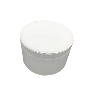 Alta calidad promocional reutilizable de pu de cuero redondo caja de embalaje para pastel de <span class=keywords><strong>Luna</strong></span> cinturón flor - Product Image 4