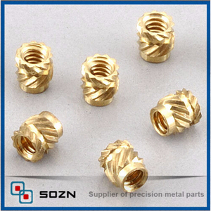 Miniature taille laiton knurled écrous <span class=keywords><strong>à</strong></span> <span class=keywords><strong>sertir</strong></span> - Product Image 2