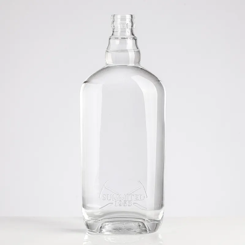 500 Ml Promoción de la fábrica de calidad superior botellas de Vodka para tornillo