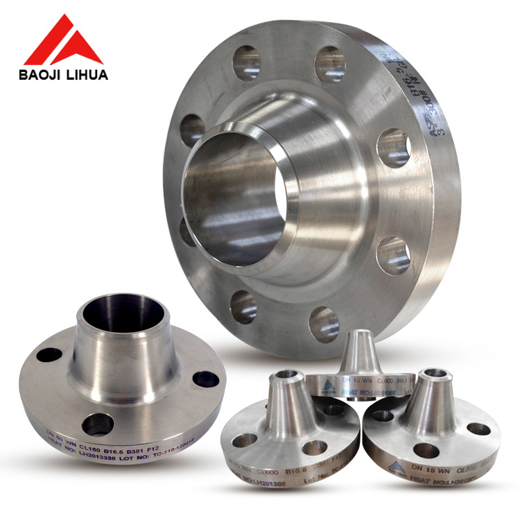 Custom Titanium Weld Neck Reducing Flange Gr1 Gr2 Gr5 Gr7 Gr12 ASME B16.5