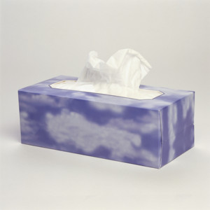 Pañuelo facial impreso personalizado de primera calidad, ultrasuave virgen, 200 hojas, caja de 3 capas, papel tisú facial - Product Image 3