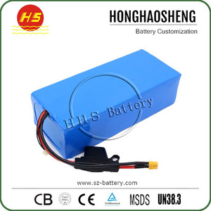 HHS Marca China Precio de fábrica 14S6P 18650 Litio <span class=keywords><strong>E</strong></span>-bike 52V 20Ah Paquete de batería de iones Certificado CE - Product Image 3