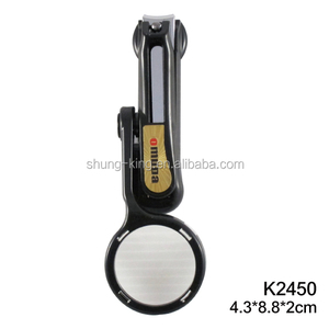 Coupe-ongles Omuda K2450 en acier inoxydable rond, mâchoire de 12,5 mm, portable, pour les doigts, usage adulte - Product Image 1