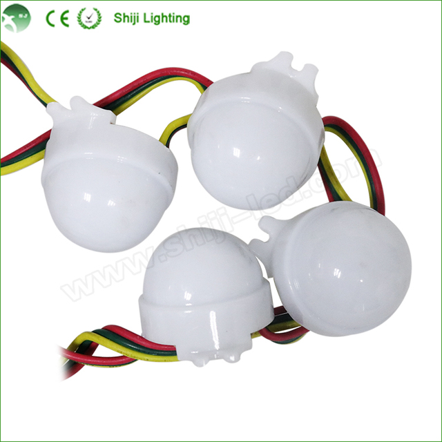 Outdoor Usage Advertising 30mm Pixels 3 Leds Smd 5050 2801 RGB Dc12v Led Pixel Light