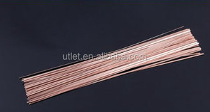 เครื่องปรับอากาศและเครื่องทำความเย็น5% เงินบัดกรีฟลักซ์ <span class=keywords><strong>Cored</strong></span> ประสานลวด1.27มม. X 3.2มม. X 500มม