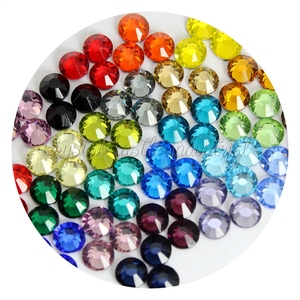 Strass AB en cristal, à dos plat, doré, brillant, <span class=keywords><strong>de</strong></span> Super qualité, 1440 pièces, SS6, sans correcteur, pour Nail Art - Product Image 5