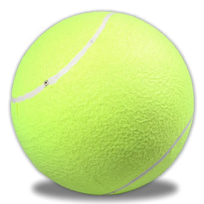 Boule pour chien, Jumbo gonflable à Air, de Tennis, grande taille, diamètre 9.5 pouces/24cm, pour un animal de compagnie