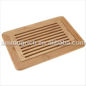 Planche à découper Cuisine Plan de Travail Saver Avec Miettes Collecteur Bambou - Product Image 1