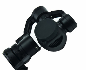 OSMO — protecteur d'objectif, 2 pièces, en silicone, pour appareils photo DJI Inspire 1, OSMO X3, noir - Product Image 1