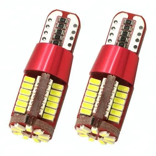 Автомобилей ошибок canbus Свет T10 w5w 194 57smd 4014 красный сигнала Включите свет