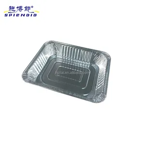 Half size/full size grande vapore tavolo foglio di alluminio vassoi superficiale/medio/deep lasagna pan contenitore di alluminio