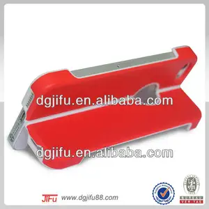 Venta al por mayor de doble inyección de pata de cabra cubierta de la caja para iphone5/5s