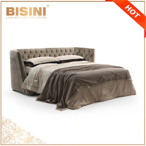 Ultimo Design di <span class=keywords><strong>Letto</strong></span> <span class=keywords><strong>Matrimoniale</strong></span> per Camera da <span class=keywords><strong>Letto</strong></span> con Testiera in Velluto / <span class=keywords><strong>Letto</strong></span> <span class=keywords><strong>Matrimoniale</strong></span> di Lusso Moderno per Hotel a Cinque Stelle MOQ 1 Pezzo - Product Image 6