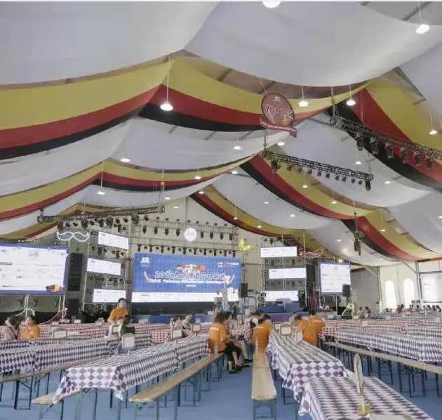 Açık Dekorasyon Astar Ahşap Döşeme düğün parti çadır Olaylar için