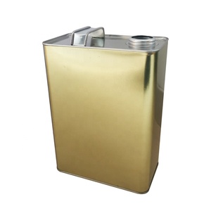 Nhật Bản Phong Cách Động Cơ/Động Cơ/Xe Dầu Tin Lon F-phong Cách Kim Loại Xô Với Kín Nhựa Ngón Tay Áp Lực Spout Nắp - Product Image 2