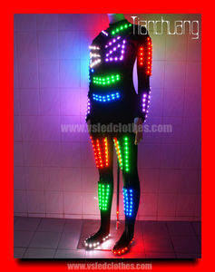 Completo cambiar color light up medias para demostración de la etapa, luces de la batería llevaron traje de la danza, led mono - Product Image 1