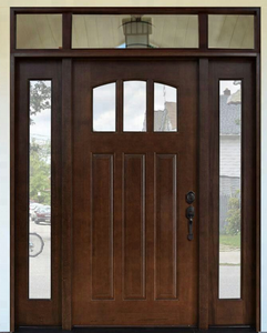 <strong>Rustic</strong> Main <strong>Door</strong> Models Modern Solid Wood Exterior <strong>Door</strong> - Product Image 2