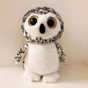 Dễ Thương Trắng <span class=keywords><strong>Owl</strong></span> <span class=keywords><strong>Plush</strong></span> <span class=keywords><strong>Toy</strong></span> Thú Nhồi Bông Với Đôi Mắt Lớn Cho Quà Tặng - Product Image 2